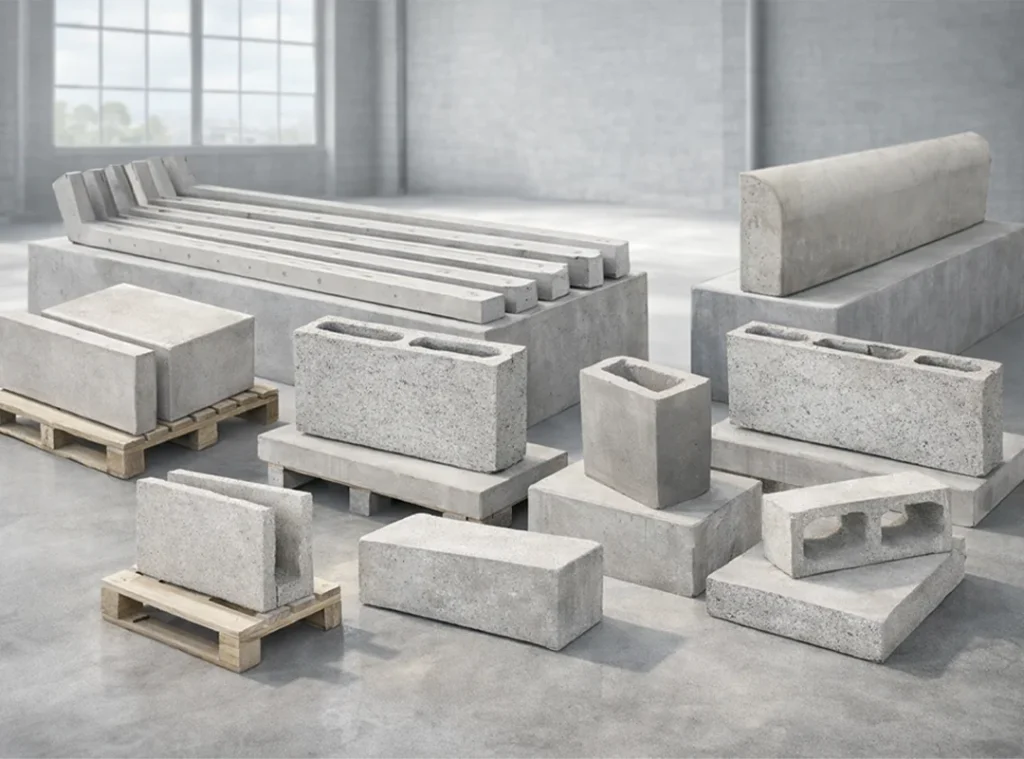 Materiais de construção que compõem a cesta do CUB